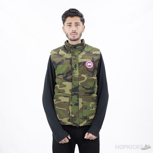 Canada Goose Camouflage Pattern Puffer Gilet (High-end Batch)