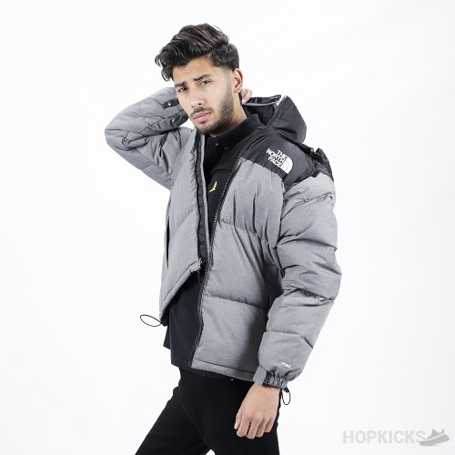 The North Face 1996 Retro Nuptse Jacket TNF Grey/ TNF Black (High-end Batch)