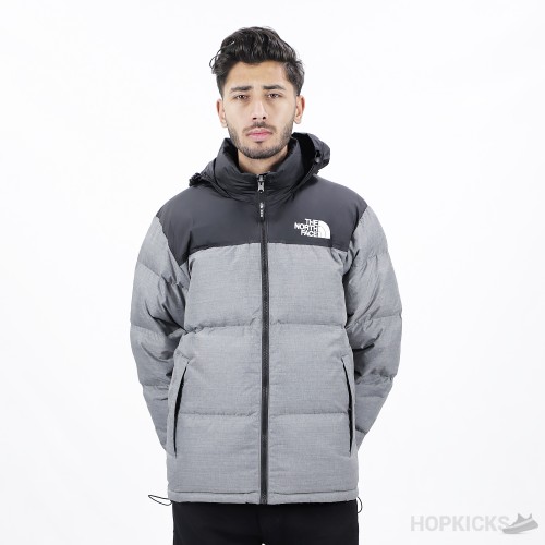 The North Face 1996 Retro Nuptse Jacket TNF Grey/ TNF Black (High-end Batch)