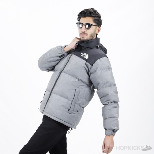 The North Face 1996 Retro Nuptse Jacket TNF Grey/ TNF Black (High-end Batch)