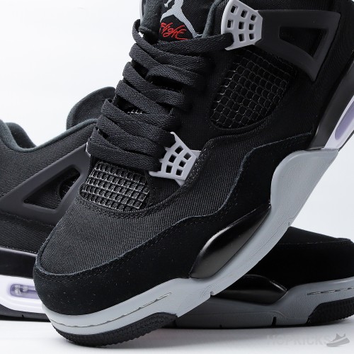 Air Jordan 4 Retro SE Black Canvas (Premium Plus Batch)