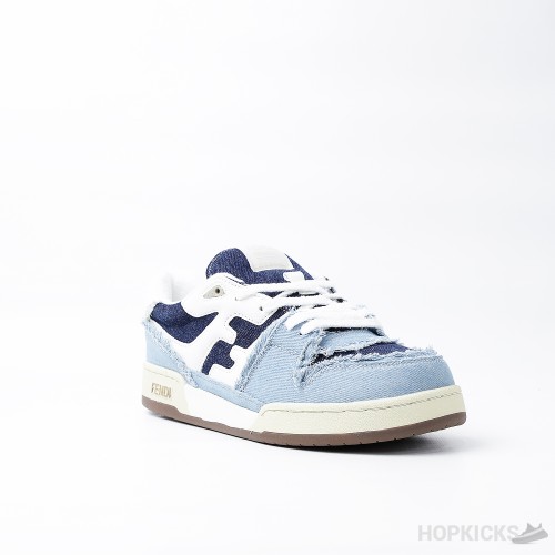 Fendi Blue Match Denim Sneakers (Premium Plus Batch)