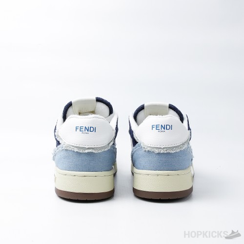 Fendi Blue Match Denim Sneakers (Premium Plus Batch)
