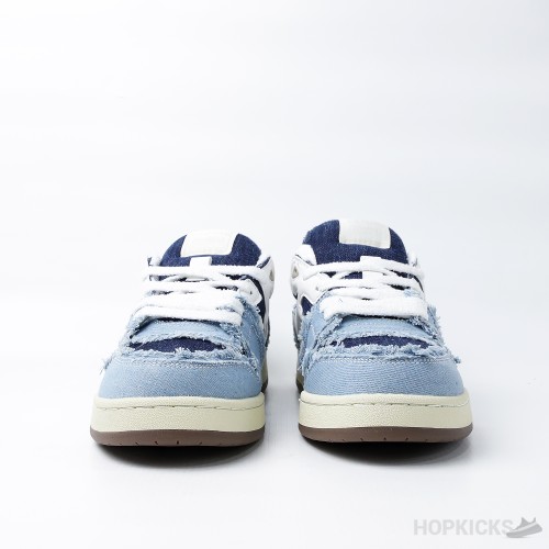 Fendi Blue Match Denim Sneakers (Premium Plus Batch)