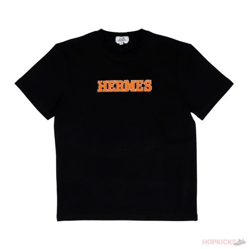 HERMES Black Tee