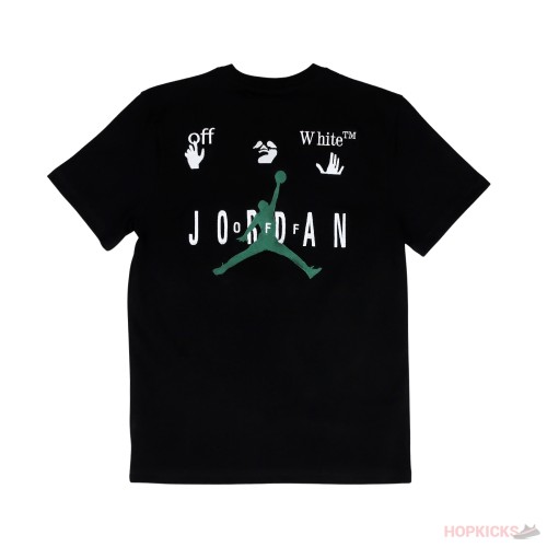 Off White Jordan Black Tee