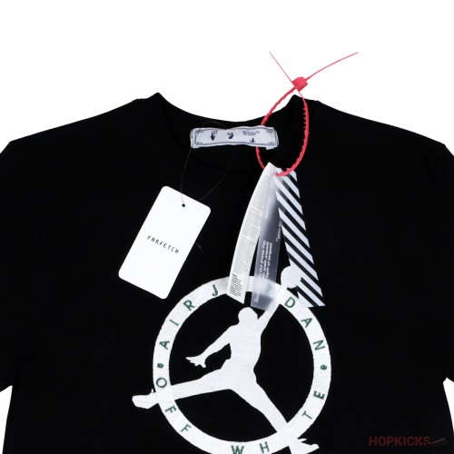 Off White Jordan Black Tee