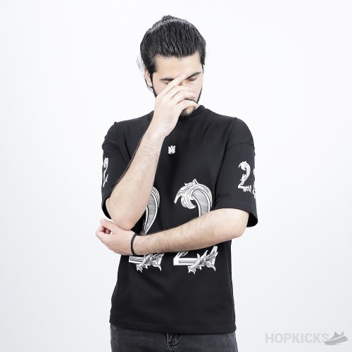Amiri Logo Print Cotton T-Shirt