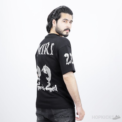 Amiri Logo Print Cotton T-Shirt