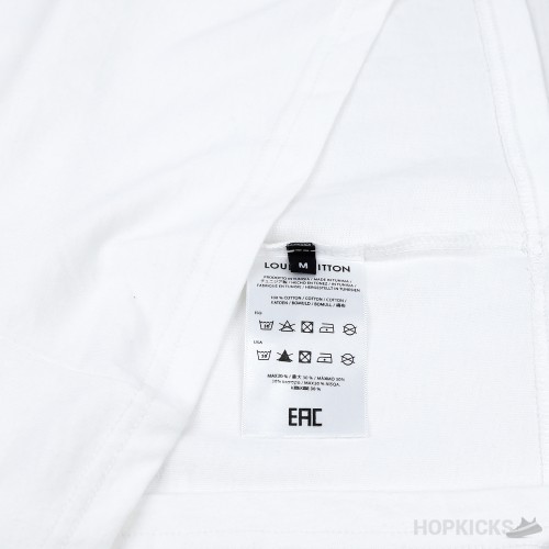 Louis Vuitton Print Green White T-shirt