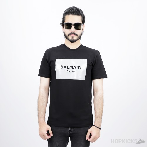 Balmain Black logo T-Shirt