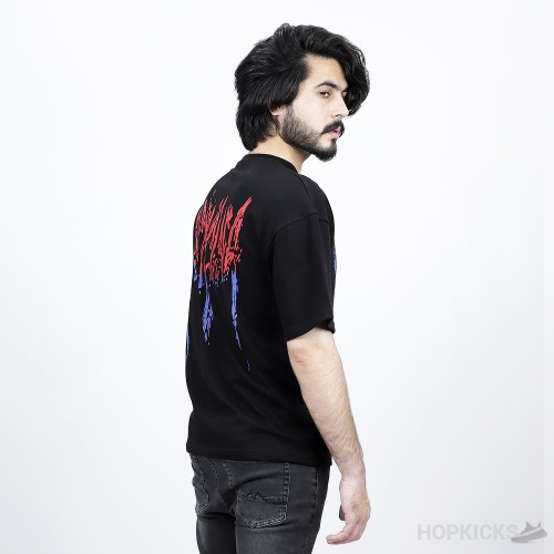Bale*ciaga Batman Black T-Shirt