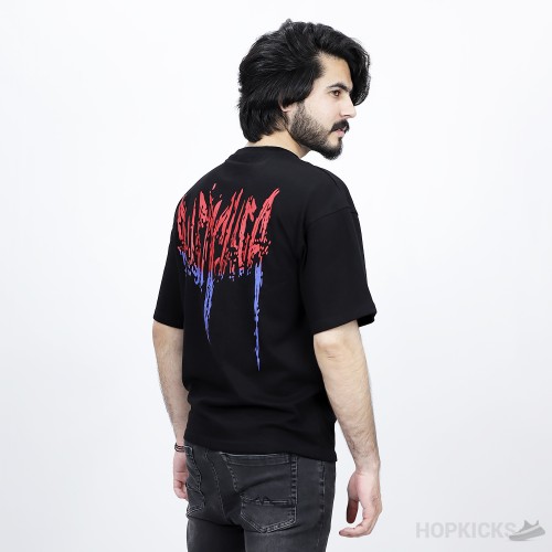 Bale*ciaga Batman Black T-Shirt