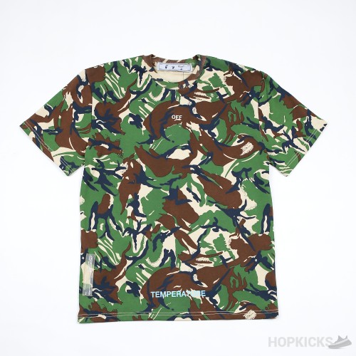 Off White Camo T-Shirt Temperature 2024