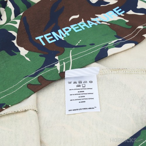 Off White Camo T-Shirt Temperature 2024