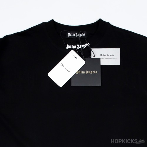 Palm Angels Classic Logo Print Black Tee
