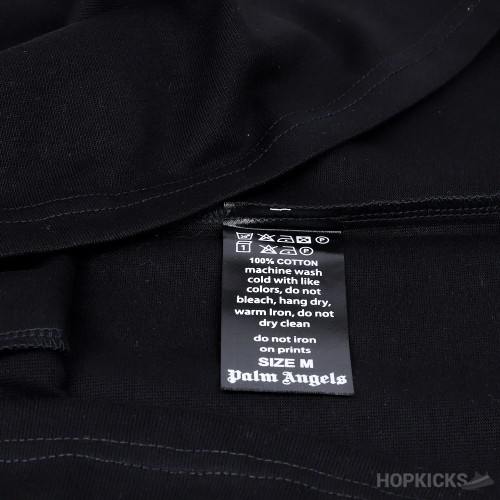 Palm Angels Classic Logo Print Black Tee