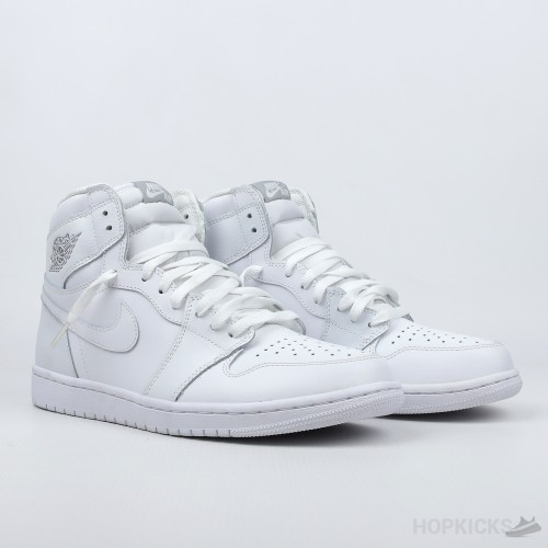 Air Jordan 1 High White Platinum (Premium Batch) (Yellow Spots)