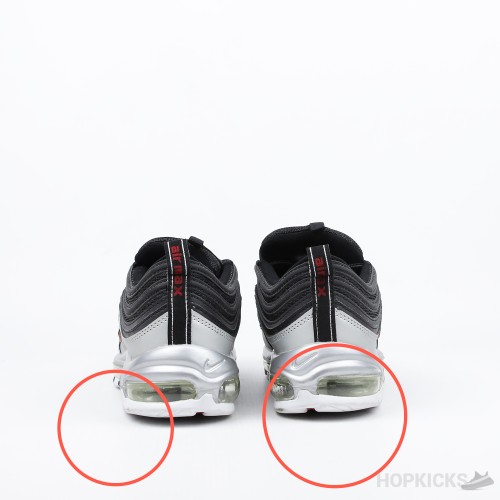 Air Max 97 Silver Black (Premium Batch) (Slight Stains)
