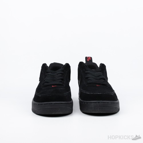Air Force 1 Low Multi-Swoosh Black Orange (Dot Perfect) (Slight Stains)