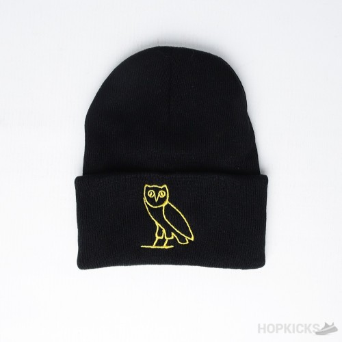 OVO Classic Owl Cuffless Beanie Black (Slight Defect) OVO Classic Owl Cuffless Beanie Black (Slight Defect)