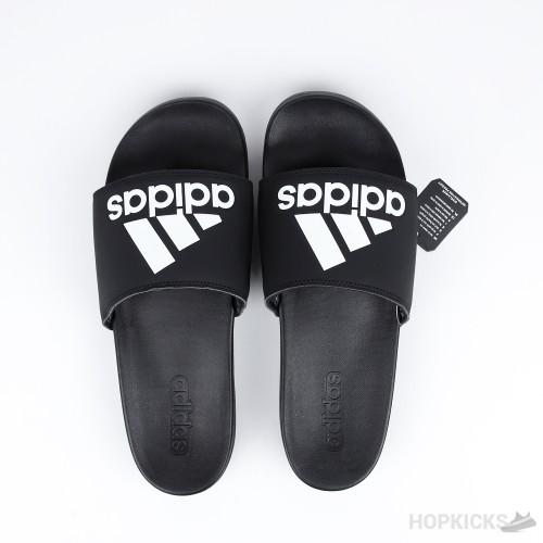 Adidas Adilette Comfort Slides Black White