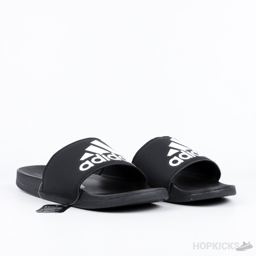 Adidas Adilette Comfort Slides Black White
