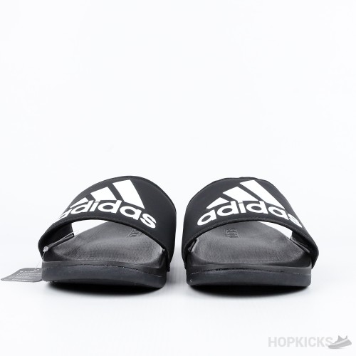 Adidas Adilette Comfort Slides Black White
