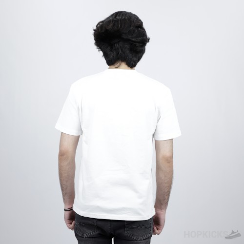 Dior Flowers Embroidered T-Shirt White