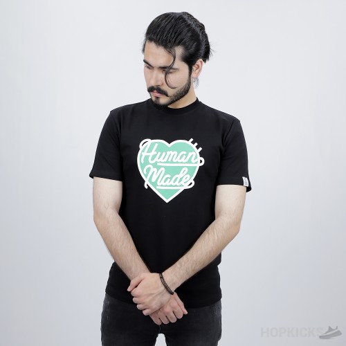 Human Made Heart T-Shirt Black Logo