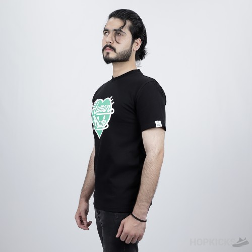 Human Made Heart T-Shirt Black Logo