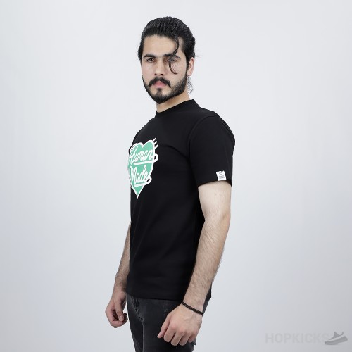 Human Made Heart T-Shirt Black Logo