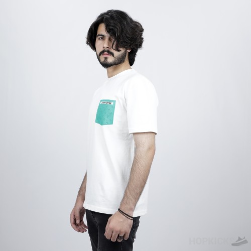 Louis Vuitton Print Green White T-shirt