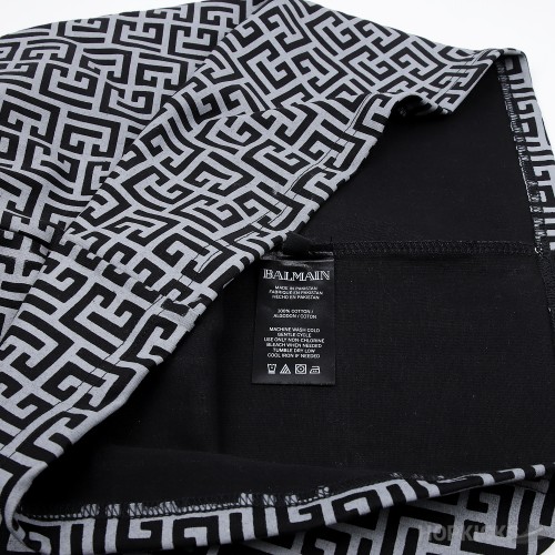 Balmain Monogram Pattern T-Shirt