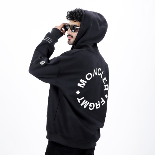 Moncler Logo Motif Zip-up Hoodie