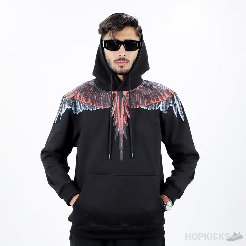 Marcelo Burlon County of Milan Icon Wings Drawstring Hoodie