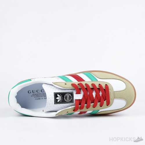 Adidas x Gucci Gazelle White Green Red (Premium Plus Batch)