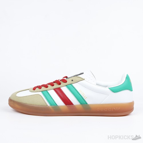 Adidas x Gucci Gazelle White Green Red (Premium Plus Batch)