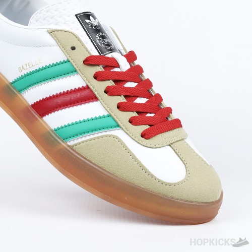 Adidas x Gucci Gazelle White Green Red (Premium Plus Batch)
