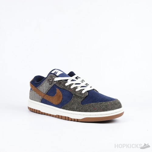 Nike SB Dunk Low Tweed Midnight Navy Corduroy (Premium Plus Batch)