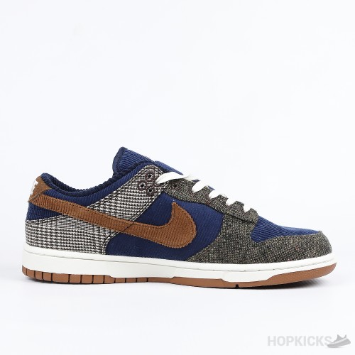 Nike SB Dunk Low Tweed Midnight Navy Corduroy (Premium Plus Batch)