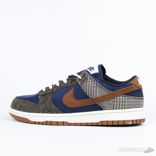 Nike SB Dunk Low Tweed Midnight Navy Corduroy (Premium Plus Batch)