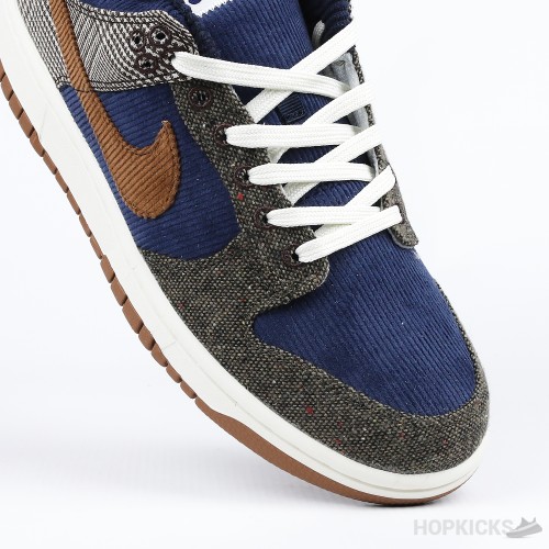 Nike SB Dunk Low Tweed Midnight Navy Corduroy (Premium Plus Batch)