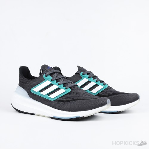 Adidas Ultra Boost Light Carbon Blue Dawn Court Green (Premium Plus Batch)