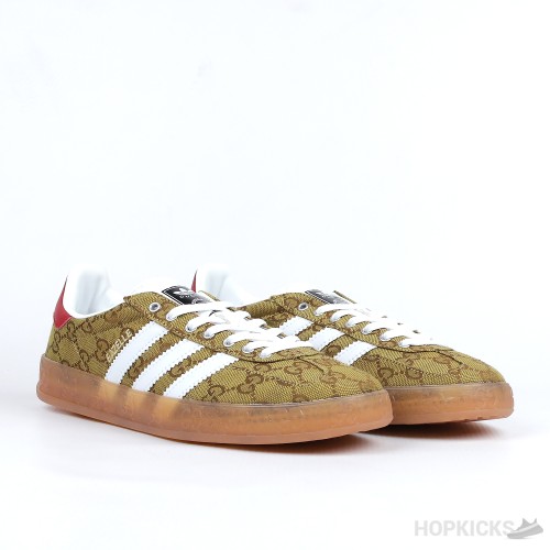 Adidas Gazelle Gucci Original GG Beige Brown