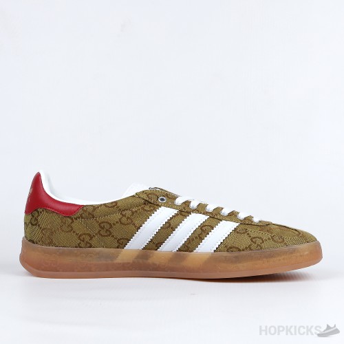 Adidas Gazelle Gucci Original GG Beige Brown