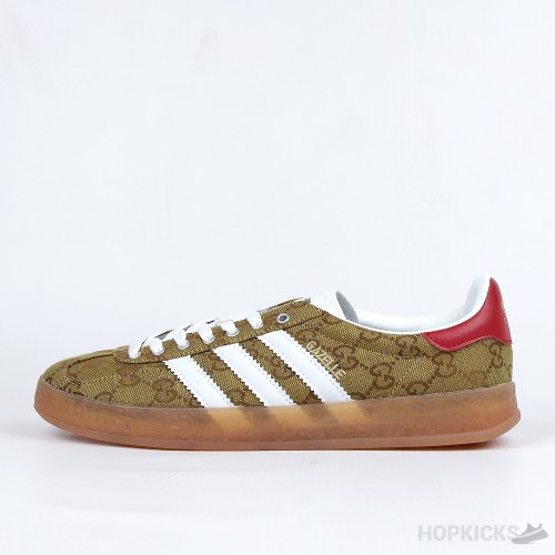 Adidas Gazelle Gucci Original GG Beige Brown