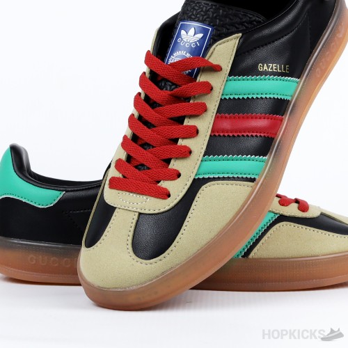 Adidas x Gucci Gazelle Black Green Red