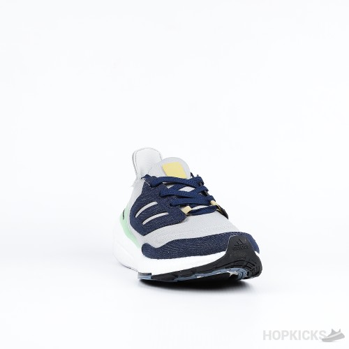 Adidas Ultra Boost 22 Halo Silver Shadow Navy Linen Green (Premium Plus Batch)