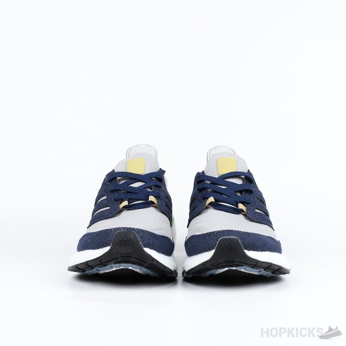 Adidas Ultra Boost 22 Halo Silver Shadow Navy Linen Green (Premium Plus Batch)